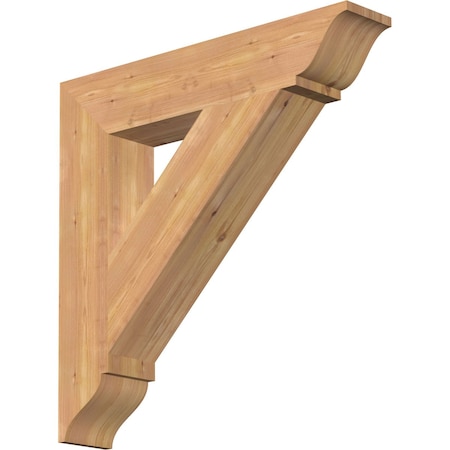 Ekena Millwork Traditional Traditional Smooth Bracket, Western Red Cedar, 5 1/2"W x 30"D x 30"H BKT06X30X30TRA01SWR